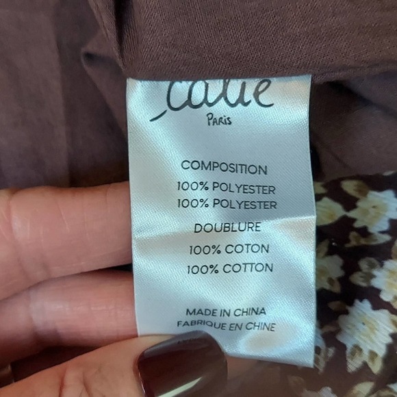 Calie Paris Floral Dress Size M - Picture 14 of 16